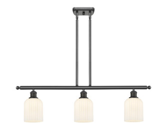 Ballston Three Light Island Pendant in Oil Rubbed Bronze (405|5163IOBG5595GWH)