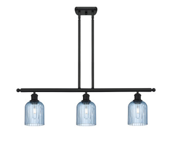 Ballston Three Light Island Pendant in Matte Black (405|5163IBKG5595BL)