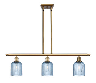 Ballston Three Light Island Pendant in Brushed Brass (405|5163IBBG5595BL)