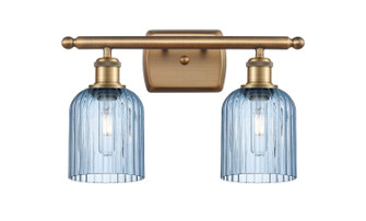 Ballston Two Light Bath Vanity in Brushed Brass (405|5162WBBG5595BL)