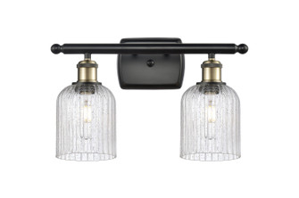 Ballston Two Light Bath Vanity in Black Antique Brass (405|5162WBABG5595SDY)