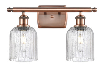 Ballston Two Light Bath Vanity in Antique Copper (405|5162WACG5595SDY)