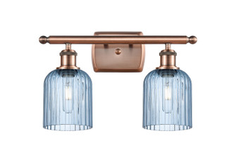 Ballston Two Light Bath Vanity in Antique Copper (405|5162WACG5595BL)
