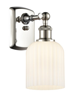 Ballston One Light Wall Sconce in Polished Nickel (405|5161WPNG5595GWH)