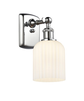 Ballston One Light Wall Sconce in Polished Chrome (405|5161WPCG5595GWH)