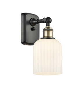 Ballston One Light Wall Sconce in Black Antique Brass (405|5161WBABG5595GWH)