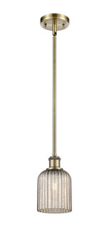 Ballston One Light Mini Pendant in Antique Brass (405|5161SABG5595ME)