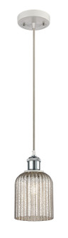 Ballston One Light Mini Pendant in White Polished Chrome (405|5161PWPCG5595ME)