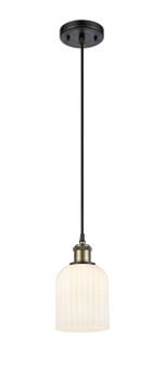 Ballston One Light Mini Pendant in Black Antique Brass (405|5161PBABG5595GWH)