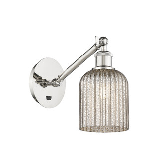 Ballston One Light Wall Sconce in Polished Nickel (405|3171WPNG5595ME)