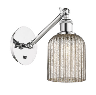 Ballston One Light Wall Sconce in Polished Chrome (405|3171WPCG5595ME)