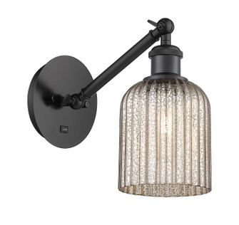 Ballston One Light Wall Sconce in Matte Black (405|3171WBKG5595ME)