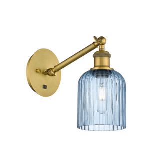Ballston One Light Wall Sconce in Brushed Brass (405|3171WBBG5595BL)