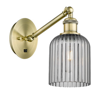 Ballston One Light Wall Sconce in Antique Brass (405|3171WABG5595SM)