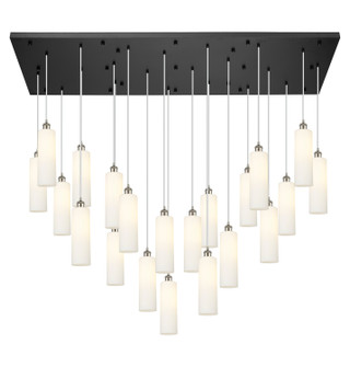 Downtown Urban 21 Light Pendant in Matte Black (405|172BKB21PBKG43412SDY)