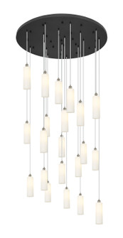 Downtown Urban 21 Light Pendant in Brushed Satin Nickel (405|148BKB21PSNG43412WH)