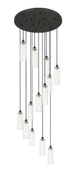 Downtown Urban 13 Light Pendant in Matte Black (405|132BKB13PBKG43412CL)