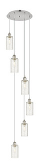 Downtown Urban Six Light Pendant in Polished Nickel (405|116B6PPNG4347SDY)