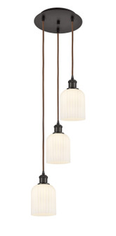 Ballston Three Light Pendant in Oil Rubbed Bronze (405|113B3POBG5595GWH)