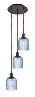 Ballston Three Light Pendant in Oil Rubbed Bronze (405|113B3POBG5595BL)
