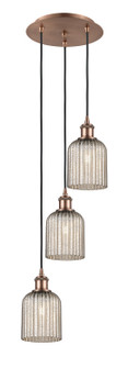 Ballston Three Light Pendant in Antique Copper (405|113B3PACG5595ME)