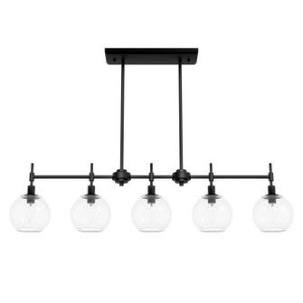 Xidane Five Light Chandelier in Matte Black (47|19511)