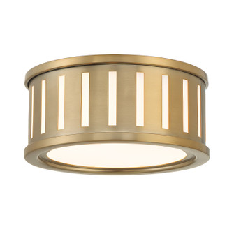 Kendal Two Light Flush Mount in Vibrant Gold (60|KEN2200VG)