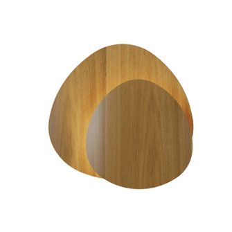 Clean Two Light Wall Lamp in Louro Freijo (486|420409)