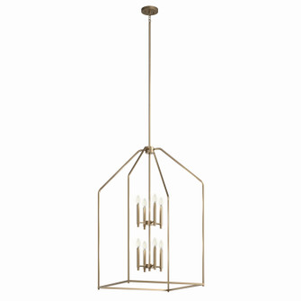 Madden Eight Light Foyer Pendant in Champagne Bronze (12|52724CPZ)