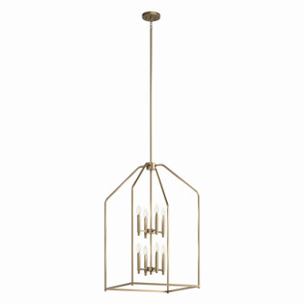Madden Eight Light Foyer Pendant in Champagne Bronze (12|52723CPZ)