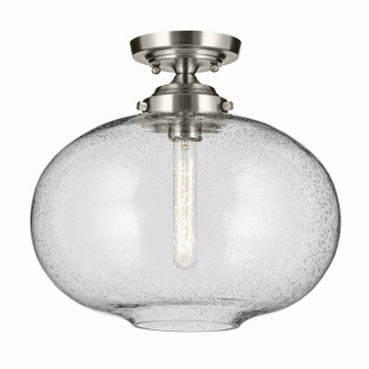 Avery One Light Semi Flush Mount in Brushed Nickel (12|43913NI)