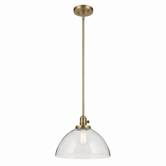 Avery One Light Pendant in Natural Brass (12|43912NBR)