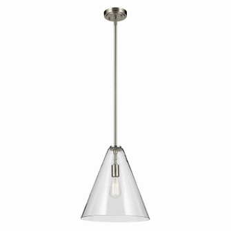 Everly One Light Pendant in Brushed Nickel (12|42200NI)