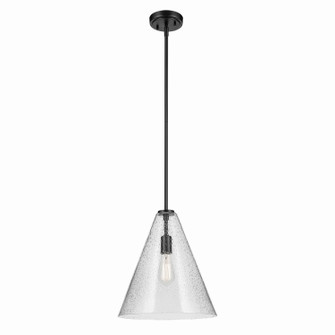 Everly One Light Pendant in Black (12|42200BKCS)