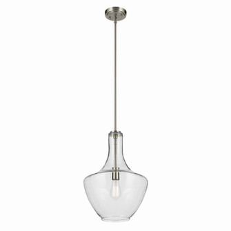 Everly One Light Pendant in Brushed Nickel (12|42046NI)