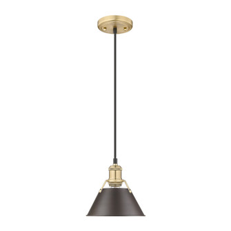 Orwell One Light Mini Pendant in Brushed Champagne Brass (62|3306SBCBRBZ)