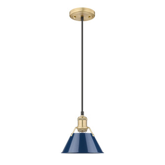 Orwell One Light Mini Pendant in Brushed Champagne Brass (62|3306SBCBNVY)