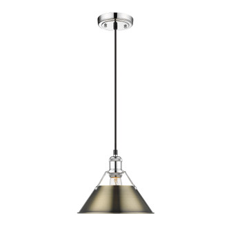 Orwell One Light Pendant in Chrome (62|3306MCHAB)