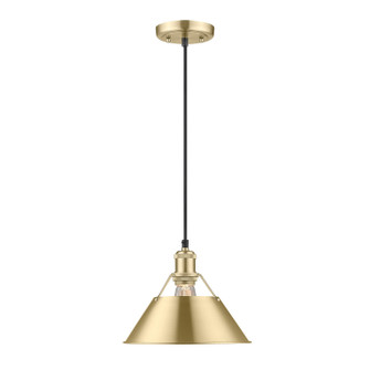 Orwell One Light Pendant in Brushed Champagne Brass (62|3306MBCBBCB)