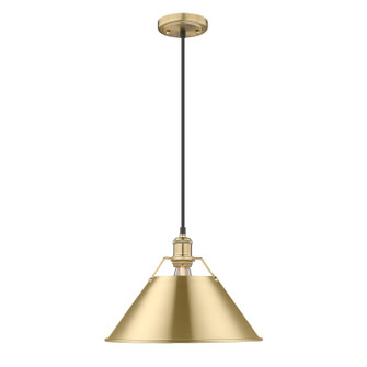 Orwell One Light Pendant in Brushed Champagne Brass (62|3306LBCBBCB)