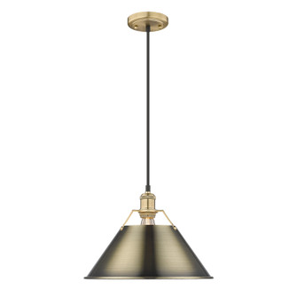 Orwell One Light Pendant in Brushed Champagne Brass (62|3306LBCBAB)