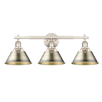 Orwell Three Light Bath Vanity in Pewter (62|3306BA3PWAB)