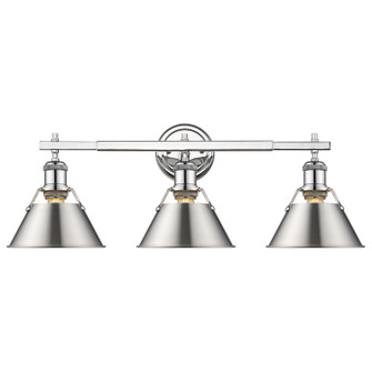 Orwell Three Light Bath Vanity in Chrome (62|3306BA3CHPW)