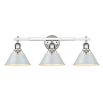 Orwell Three Light Bath Vanity in Chrome (62|3306BA3CHDB)
