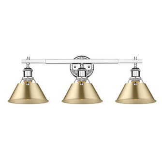 Orwell Three Light Bath Vanity in Chrome (62|3306BA3CHBCB)