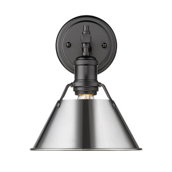 Orwell One Light Bath Vanity in Matte Black (62|3306BA1BLKCH)