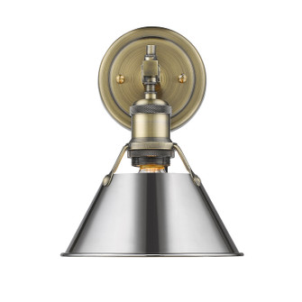 Orwell One Light Bath Vanity in Aged Brass (62|3306BA1ABCH)