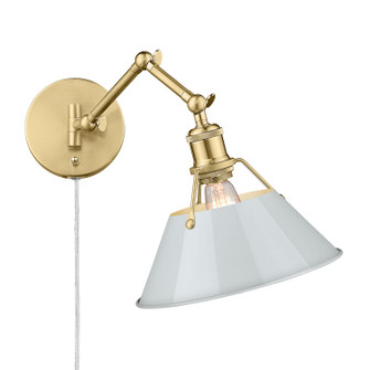 Orwell One Light Wall Sconce in Brushed Champagne Brass (62|3306A1WBCBDB)