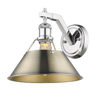 Orwell One Light Wall Sconce in Chrome (62|33061WCHAB)