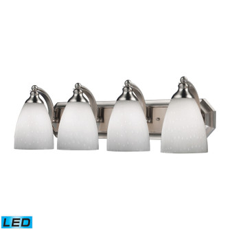 Mix-N-Match LED Vanity Lamp in Satin Nickel (45|5704NWHLED)